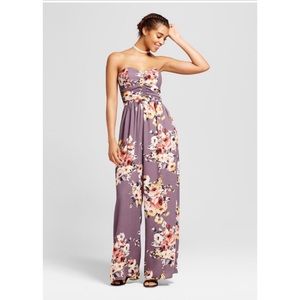 ✨4x Host Pick✨ Lavender floral jumpsuit
